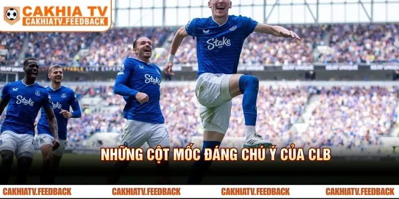 Những cột mốc đáng chú ý của CLB